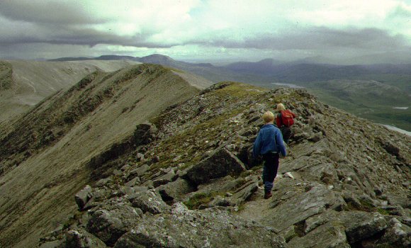 Susan and Andrew Returning along ridge