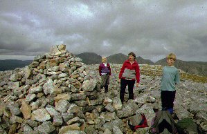 The summit cairn