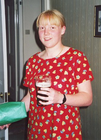 Susan at her 18th Birthday